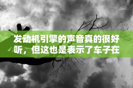 发动机引擎的声音真的很好听，但这也是表示了车子在快速的跑—形容境界高的金句65条