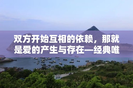 双方开始互相的依赖，那就是爱的产生与存在—经典唯美爱情句子摘抄