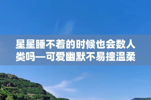 星星睡不着的时候也会数人类吗—可爱幽默不易撞温柔个性说说