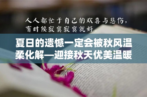 夏日的遗憾一定会被秋风温柔化解—迎接秋天优美温暖人心的文案